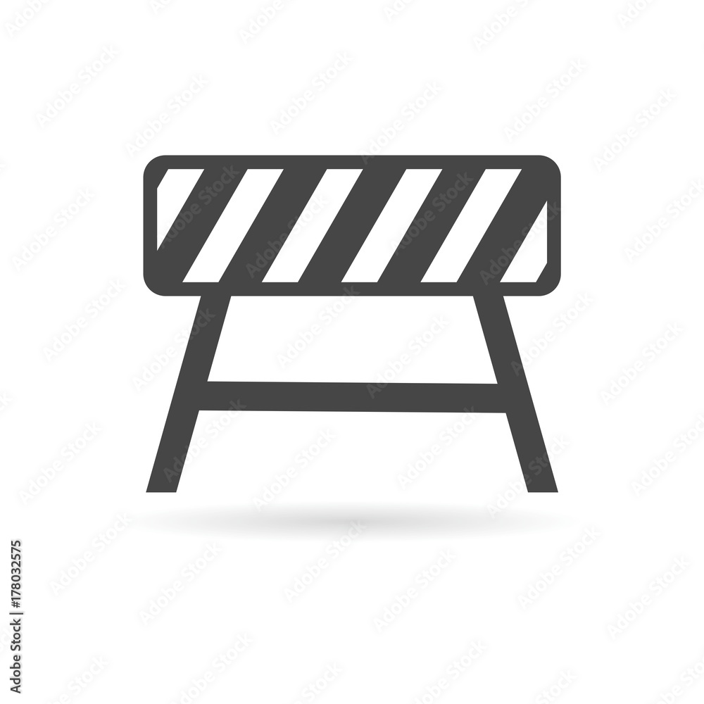 Barrier icon, Roadblocks icon Barrier icon, Roadblocks icon