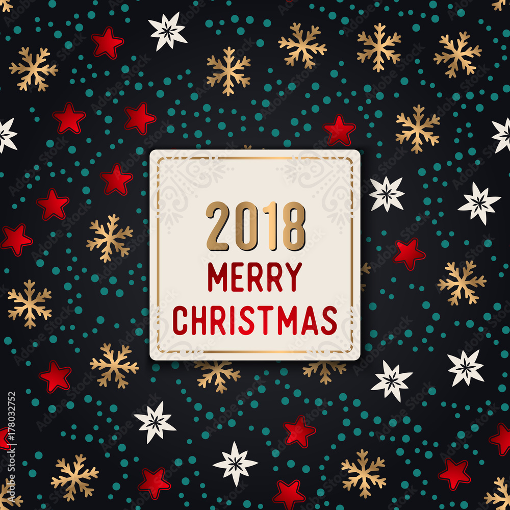 seamless retro gold texture Christmas patterns