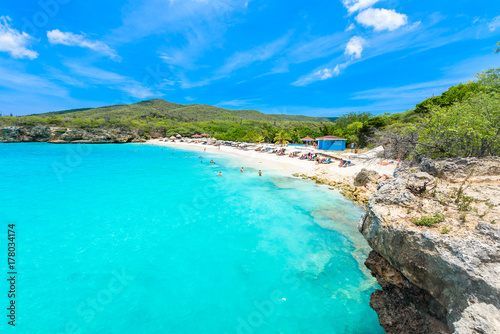 Grote Knip beach, Curacao, Netherlands Antilles - paradise beach on tropical caribbean island