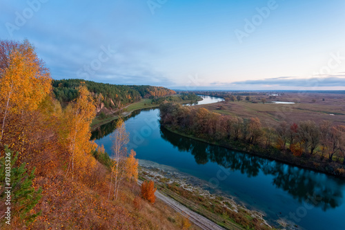 Dawn over the River