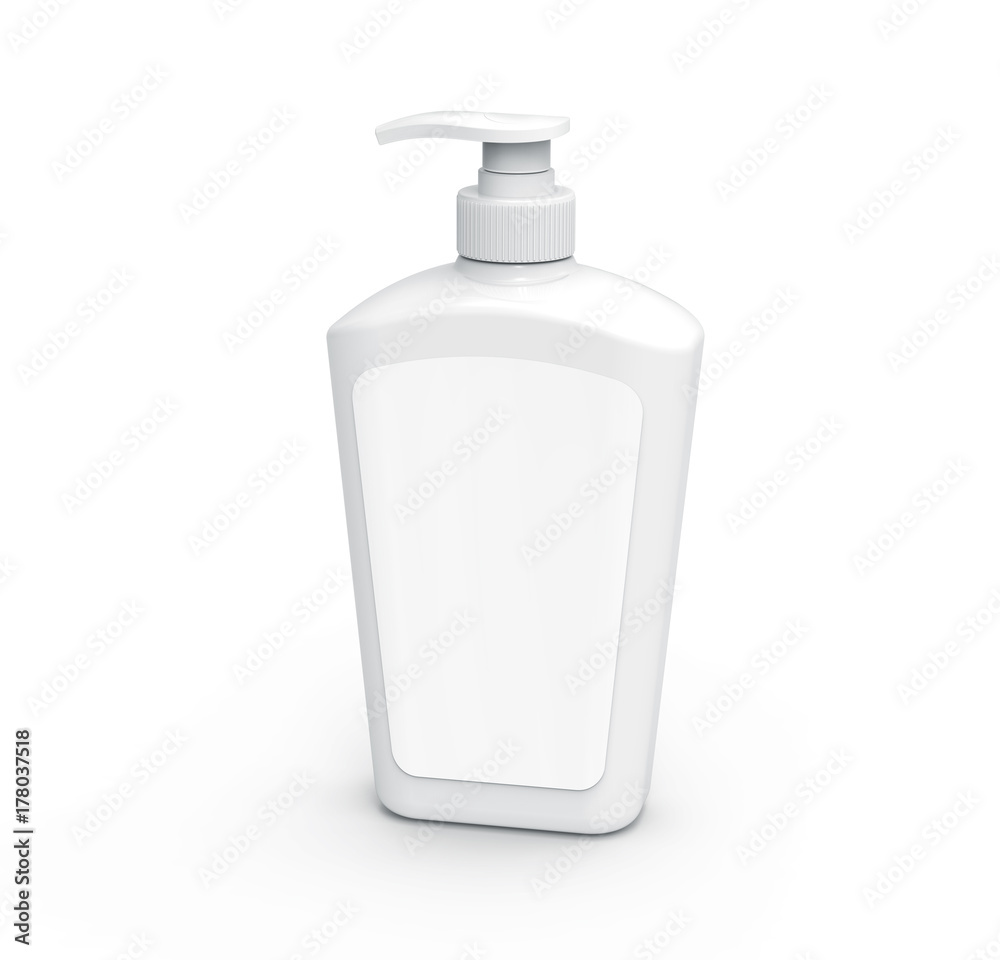 Pump dispenser bottle mockup Pump dispenser bottle mockup