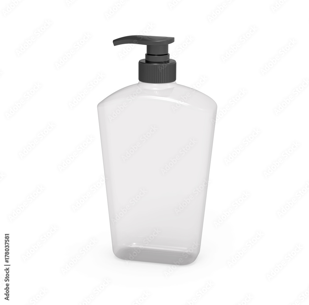 Fototapeta premium Pump dispenser bottle mockup