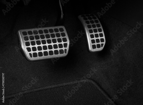 Brake and accelerator pedal of automatic transmission car