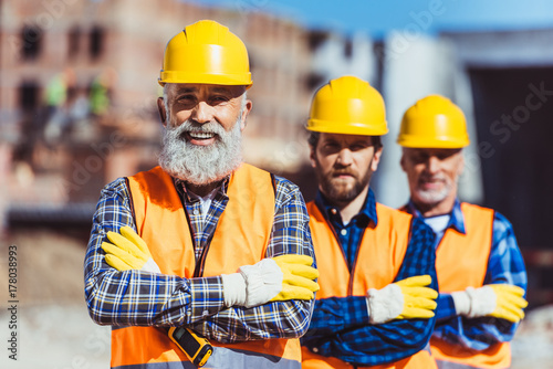 Construction workers at site