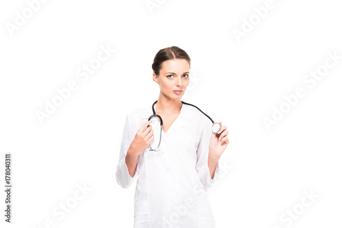 doctor with medical stethoscope