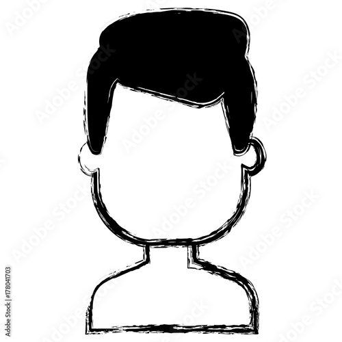 young man shirtless avatar character