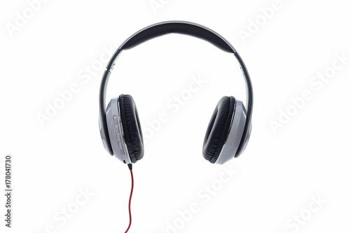 White headphones.