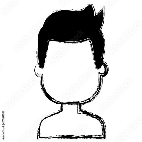 young man shirtless avatar character