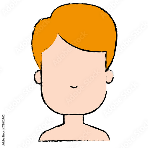 young man shirtless avatar character