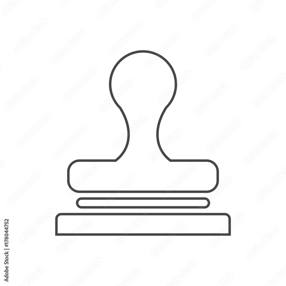 Stamp icon vector illustration Stamp icon vector illustration