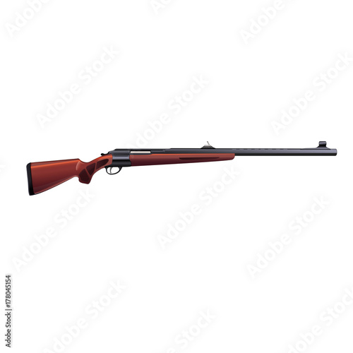 Gun isolated on white background