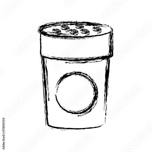 Salt bottle isolated icon vector illustration graphic design
