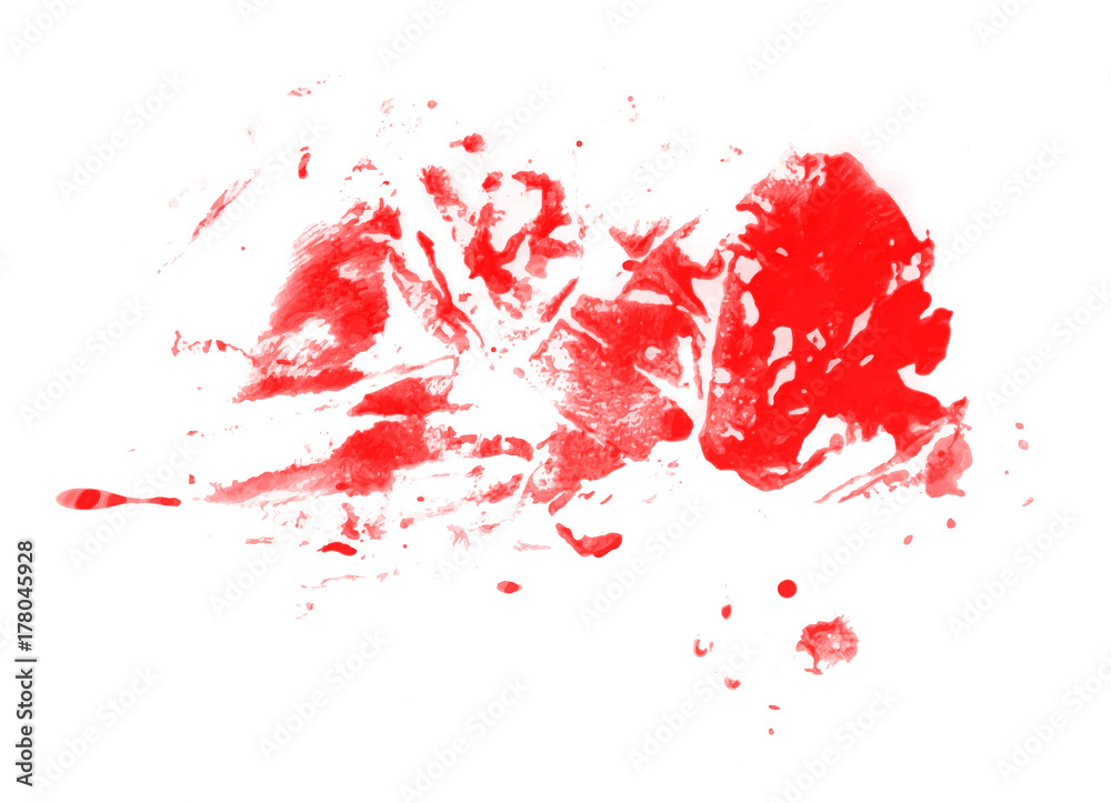 Splatter water color texture vector