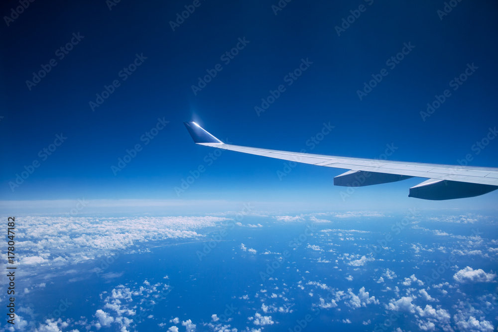 Airplane in flight Airplane in flight