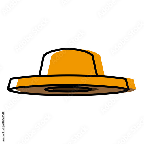Male vintage hat icon vector illustration graphic design