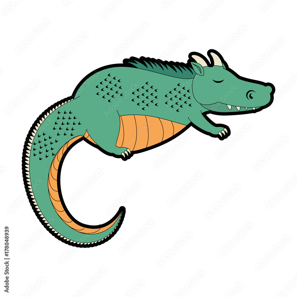 Fototapeta premium fantasy dragon with wings