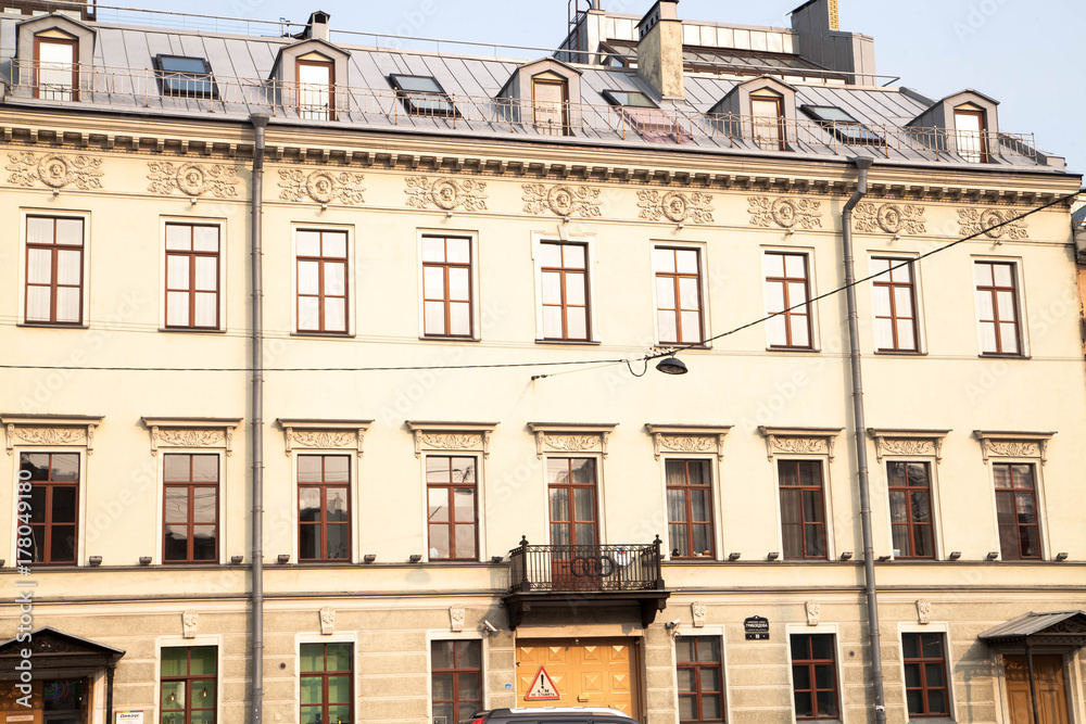 Beautiful house.. The city of St. Petersburg. Russia. Beautiful house.. The city of St. Petersburg. Russia.
