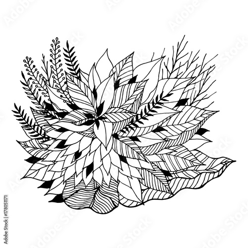 mandala icon symbol logo, flower floral leaf, vector hand drawn, illustration design concept sign.