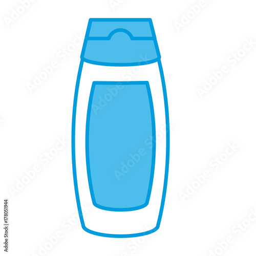 Shampoo bottle isolated icon vector illustration graphic design