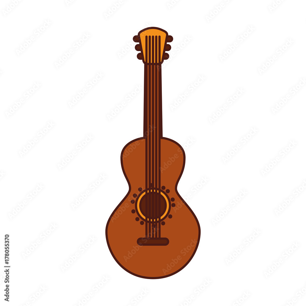 mexican guitar instrument musical carnival design mexican guitar instrument musical carnival design