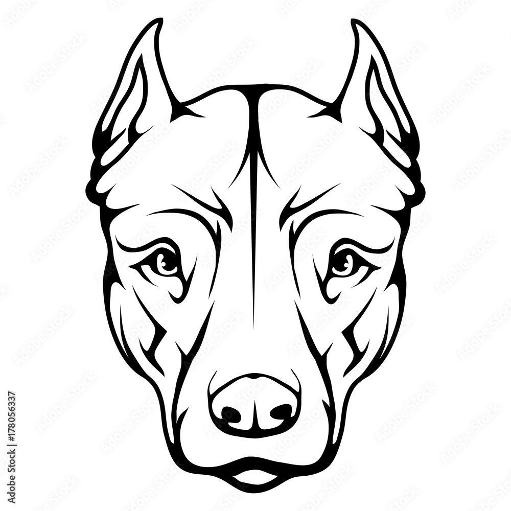 pit bull terrier icon