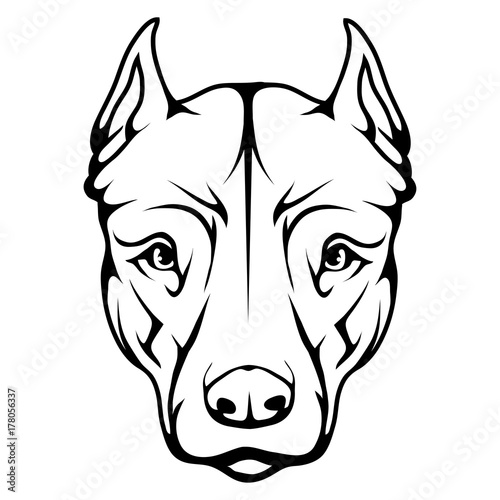 pit bull terrier icon
