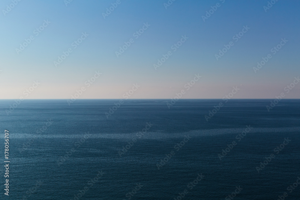 laconic minimalist sea and sky view