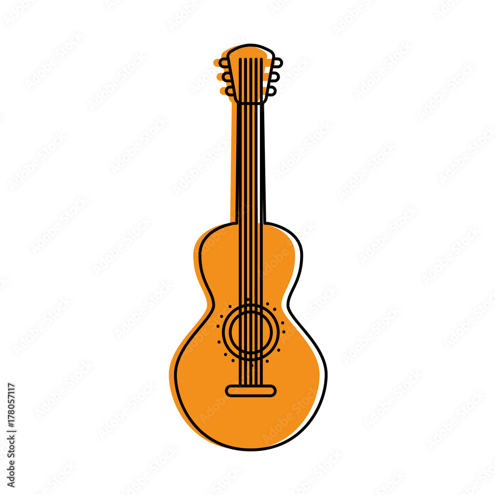 mexican guitar instrument musical carnival design mexican guitar instrument musical carnival design