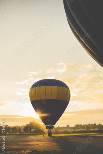 Hot Air Balloons Taking Off photo