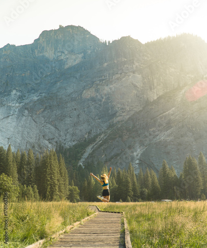 Yosemite trail jump