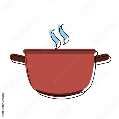 hot pot icon image vector illustration design 