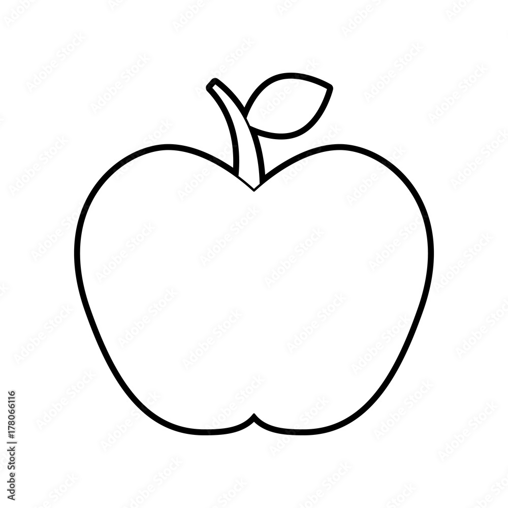 Fototapeta premium fresh fruit apple food healthy menu