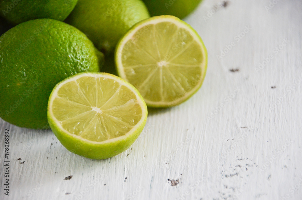 Lime isolated on white background Lime isolated on white background