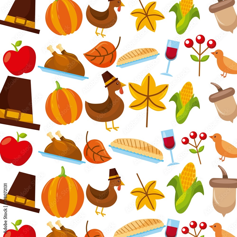 thanskgiving holiday celebration traditional american icons thanskgiving holiday celebration traditional american icons