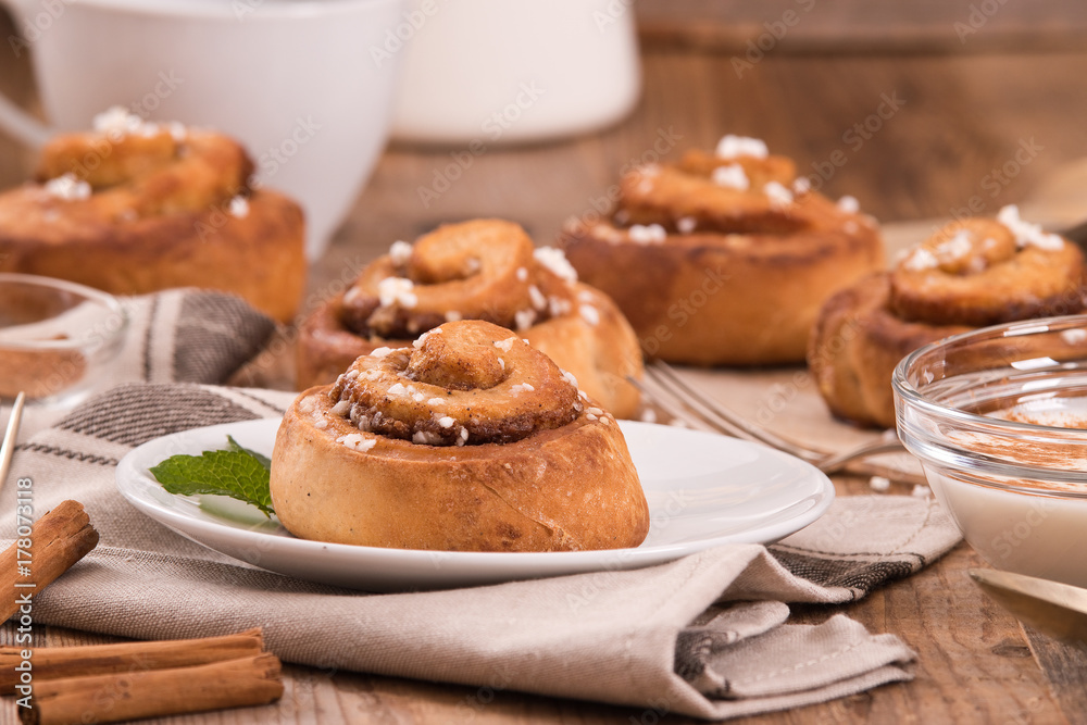 Cinnamon rolls. 