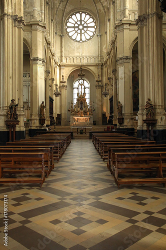 interior of st catherine s curch brussels