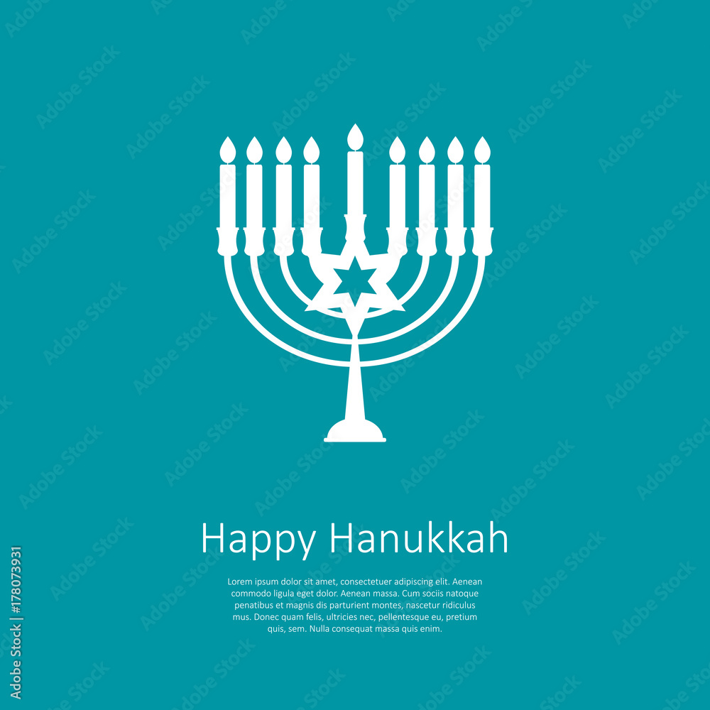 Happy Hanukkah, Jewish Holiday Background. Vector Illustration. Hanukkah is the name of the Jewish holiday. Happy Hanukkah, Jewish Holiday Background. Vector Illustration. Hanukkah is the name of the Jewish holiday.