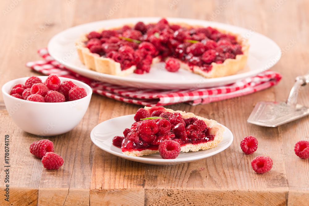 Raspberry tart. Raspberry tart.