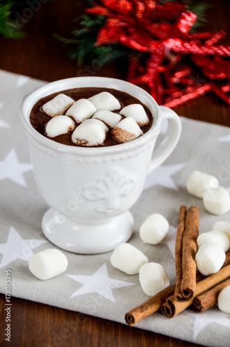 Christmas time to hot chocolate