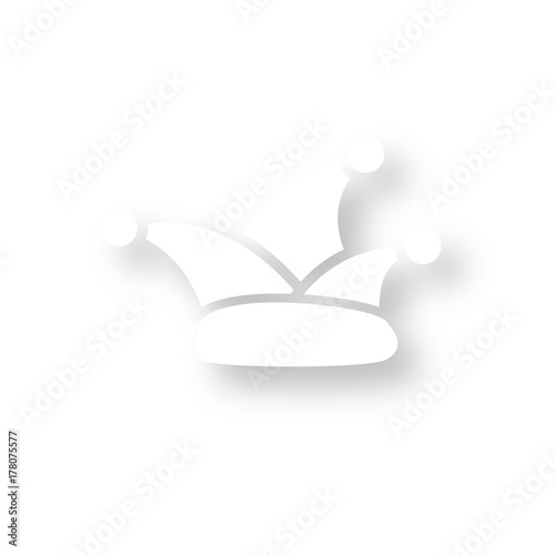 Icon mit Schatten - Mütze - Karneval