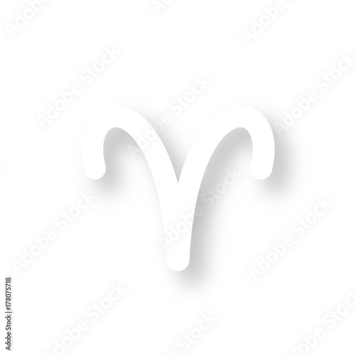 Icon mit Schatten - Widder - Horoskop
