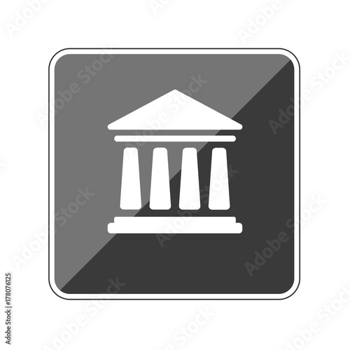 Bankgebäude - Reflektierender App Button