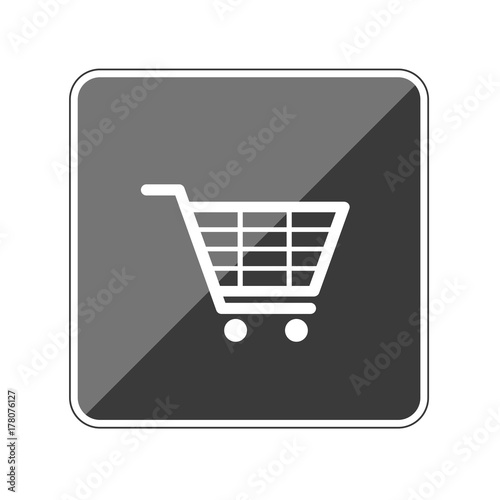 Einkaufswagen - Warenkorb - Reflektierender App Button