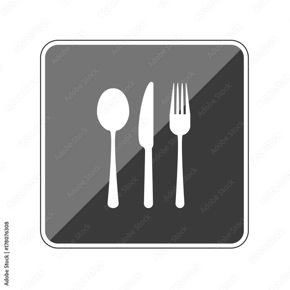 Besteck - Catering - Reflektierender App Button Besteck - Catering - Reflektierender App Button