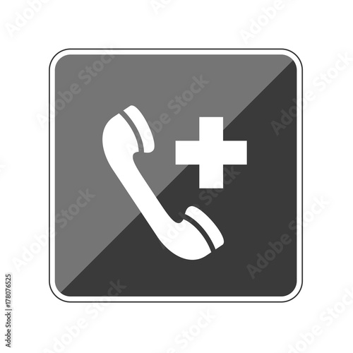 Notfalltelefon - Reflektierender App Button