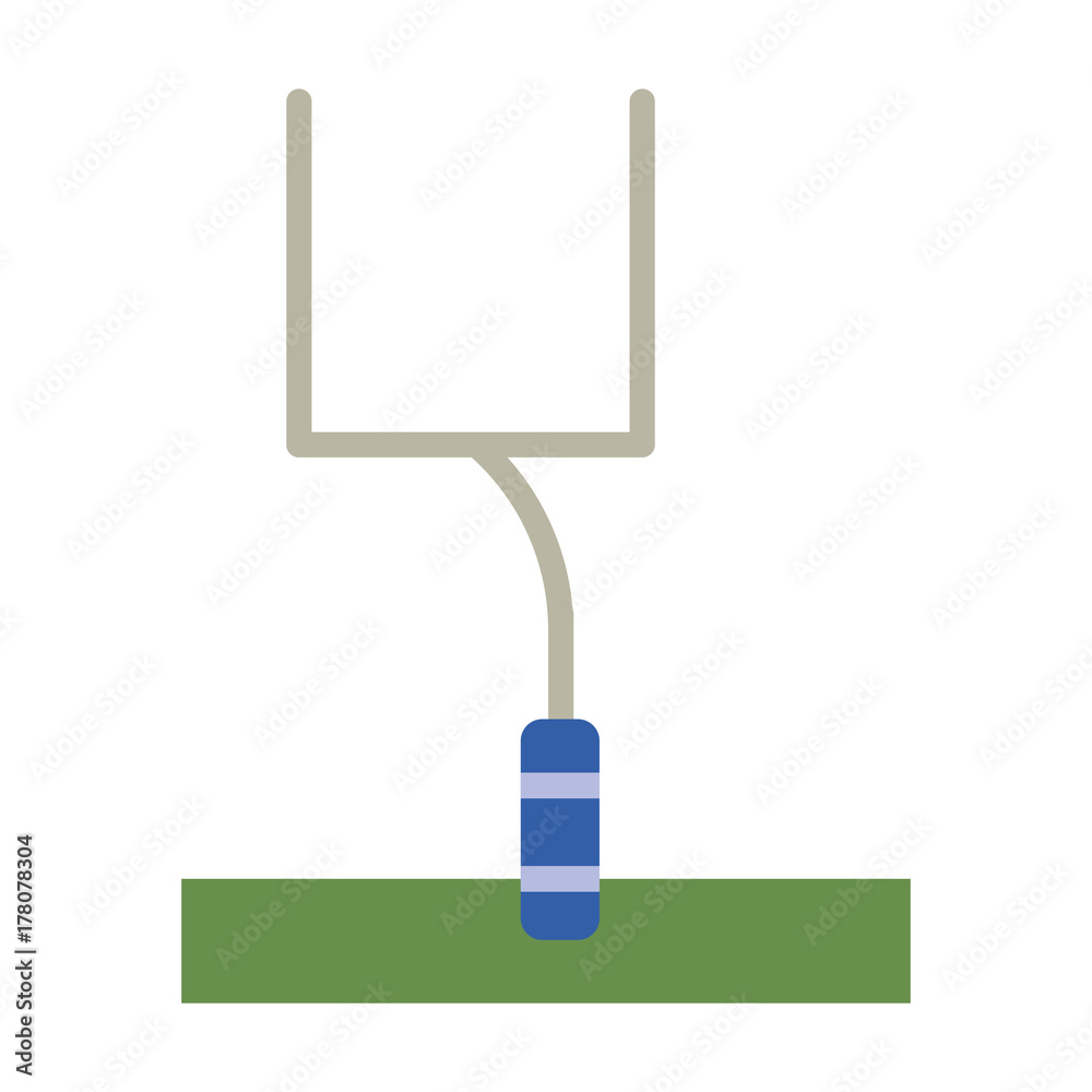 goal post american football related icon image vector illustration design goal post american football related icon image vector illustration design
