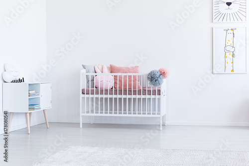 White child's interior with bed © Photographee.eu