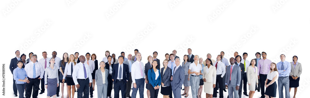 Large group of business people Large group of business people