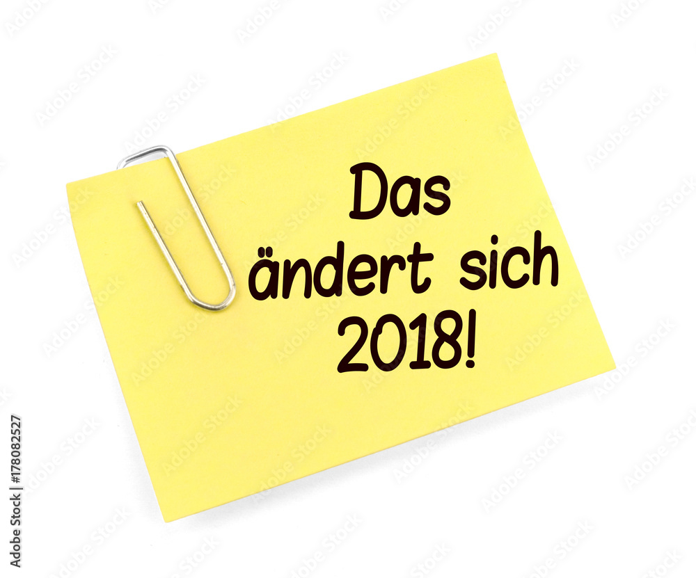 Das ändert sich 2018 Das ändert sich 2018
