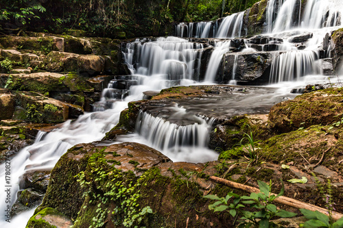 crystal clear waterfall